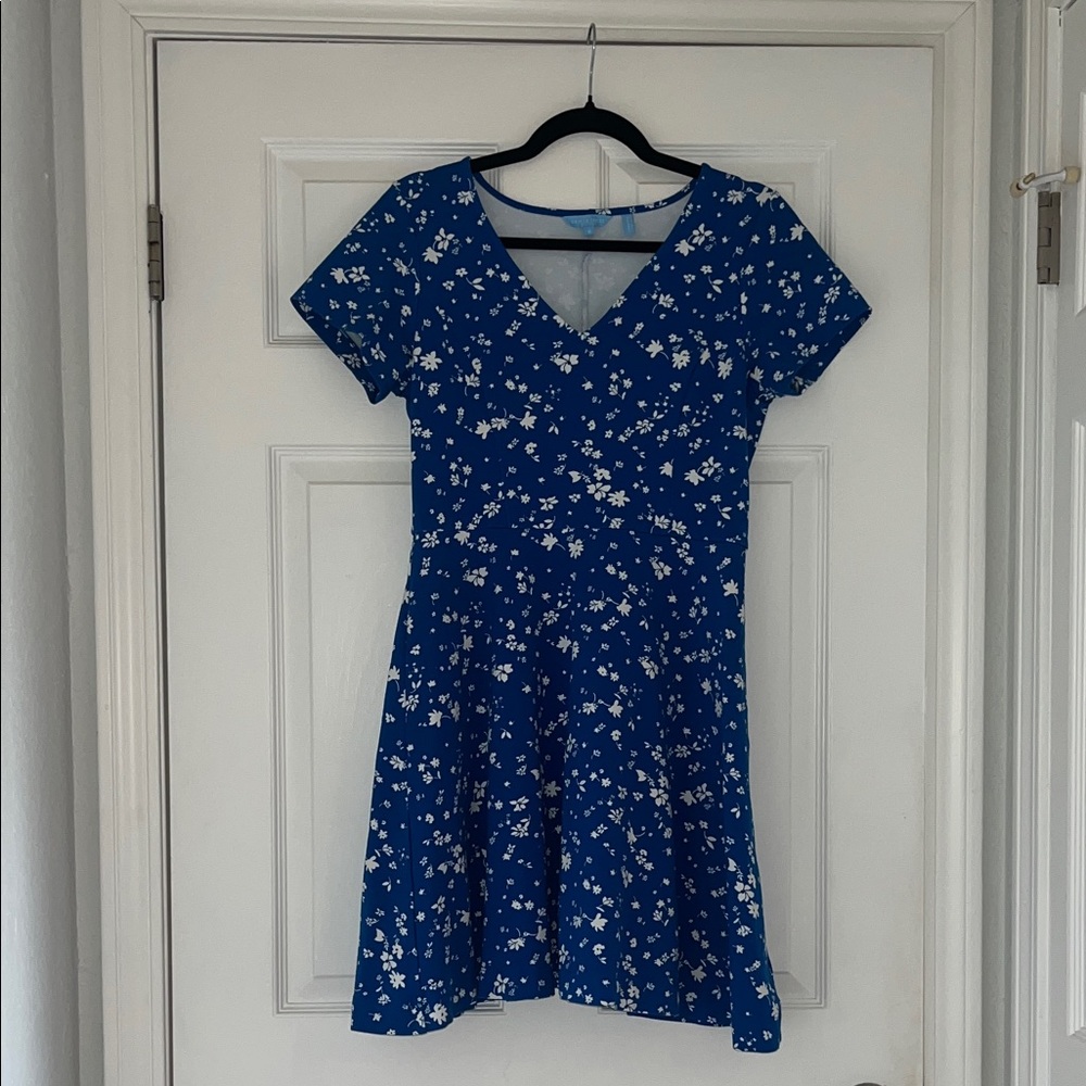 Draper James Blue Floral Dress